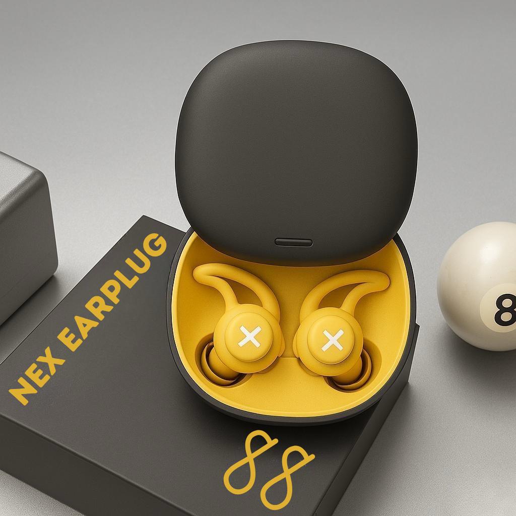 NeX Earplugs – Rahat, Şık ve Etkili Gürültü Engelleme