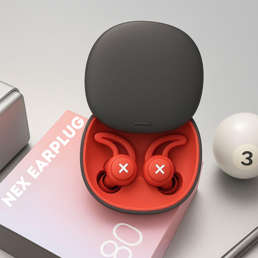 NeX Earplugs – Rahat, Şık ve Etkili Gürültü Engelleme