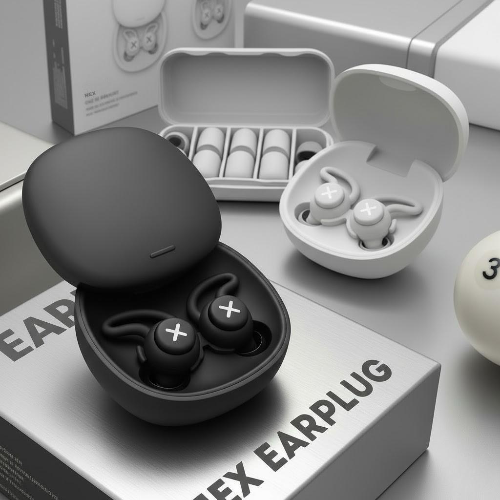 NeX Earplugs – Rahat, Şık ve Etkili Gürültü Engelleme