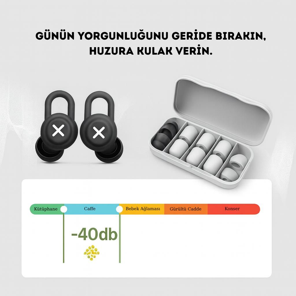 NeX Earplugs – Rahat, Şık ve Etkili Gürültü Engelleme