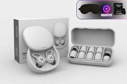 NeX Earplugs – Rahat, Şık ve Etkili Gürültü Engelleme